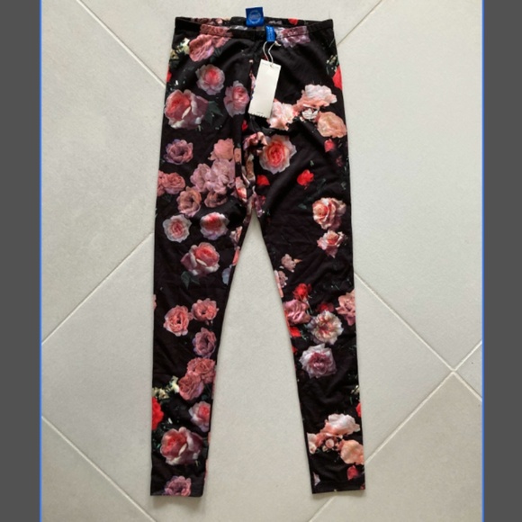 adidas Pants - Adidas floral legging size xs.